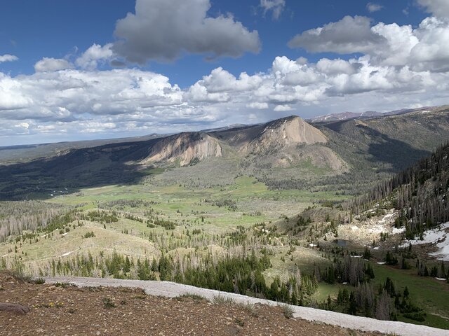 On the ridge